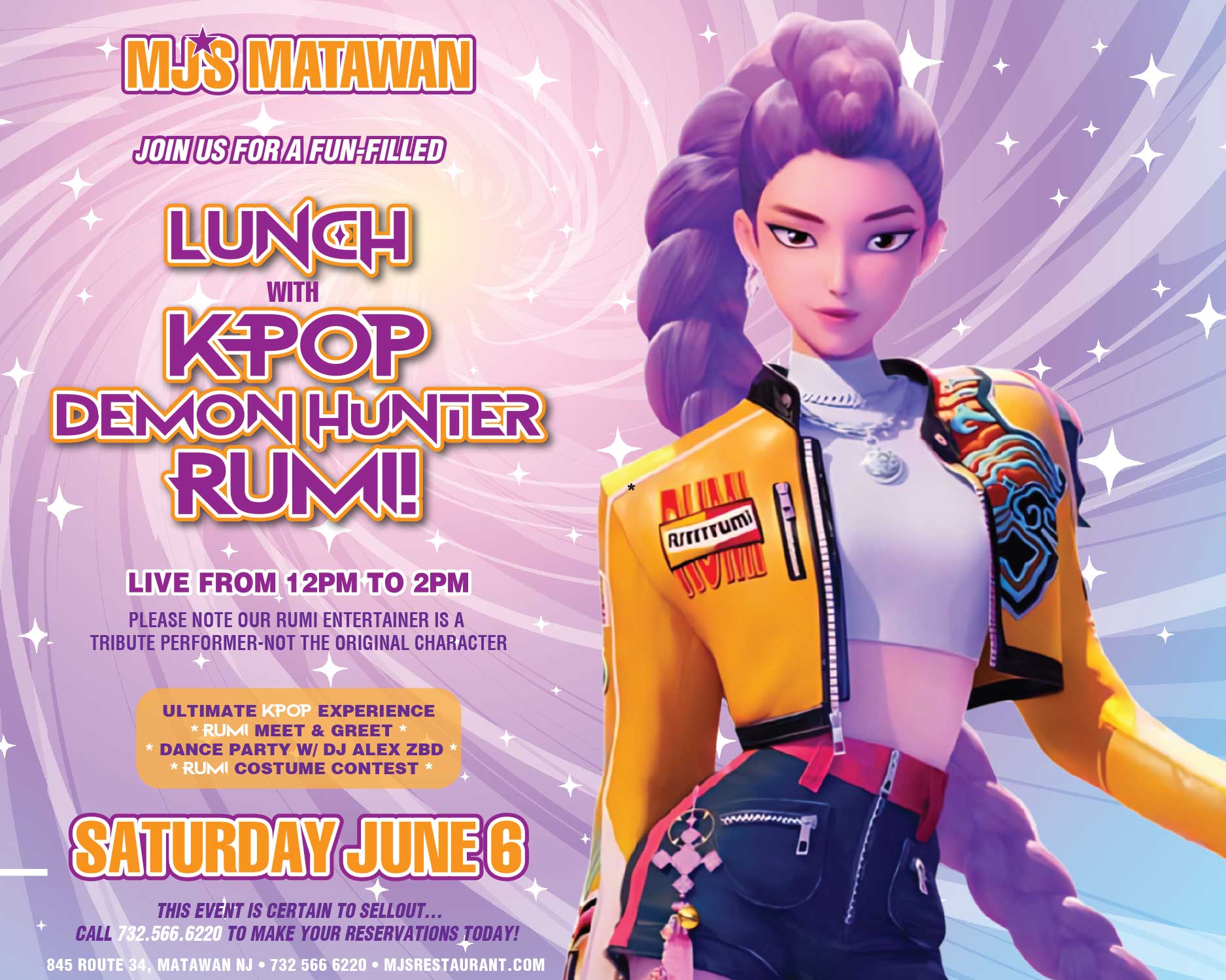 MJ’s is hosting a special Lunch with Demon Hunter!