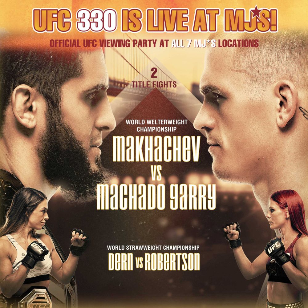 UFC 330 Watch Party at MJ's