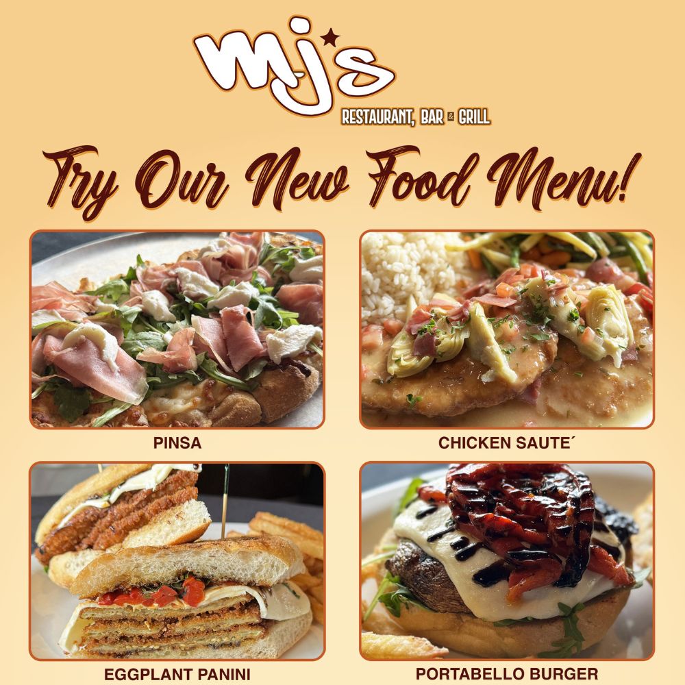 All-New Menu Has Arrived at MJ's